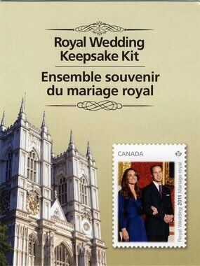 Royal Wedding Keepsake Kit Prince William Kate Middleton Canada Post Sealed New
